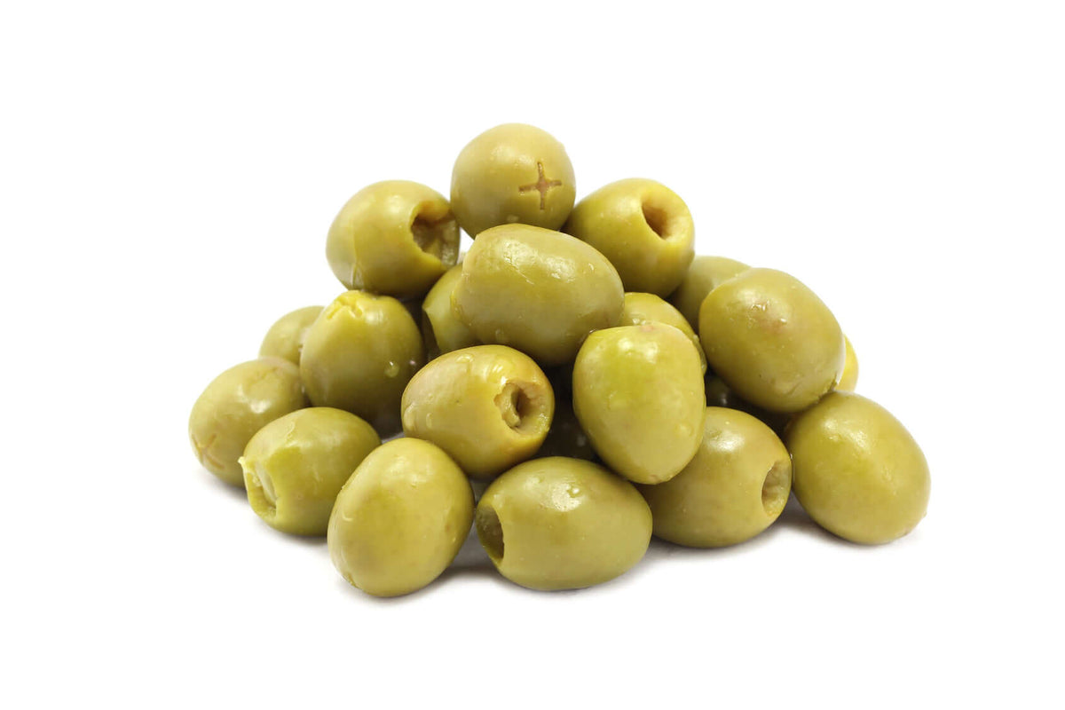 Olives denoyautees